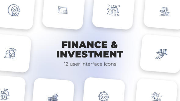 Finance & Investment- user interface icons