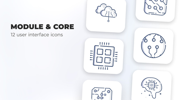 Module & Core- user interface icons