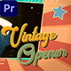 Retro Style Opener | Vintage Youtube intro | Comic Vlog Opener | MOGRT - VideoHive Item for Sale