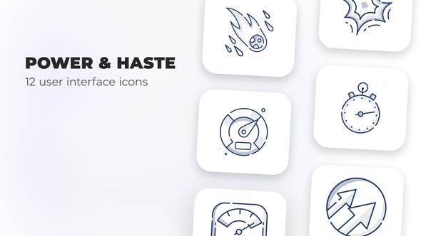 Power & Haste- user interface icons