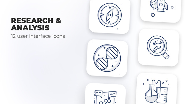 Research & Analysis- user interface icons