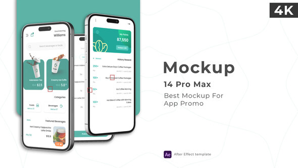 Phone Mockup - 14 Pro Max Product Promo template preview