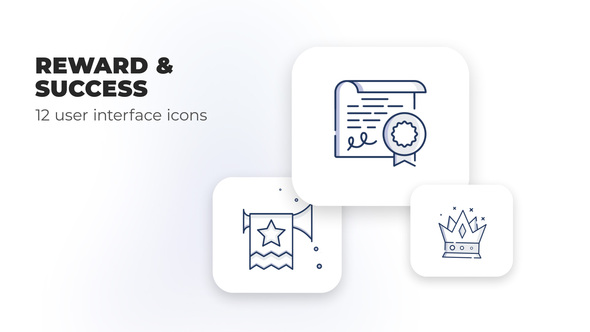 Reward & Success- user interface icons
