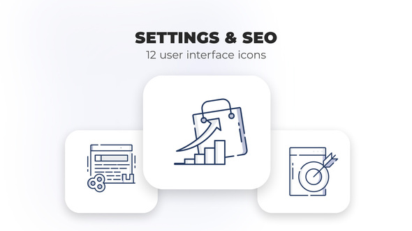 Settings & Seo- user interface icons