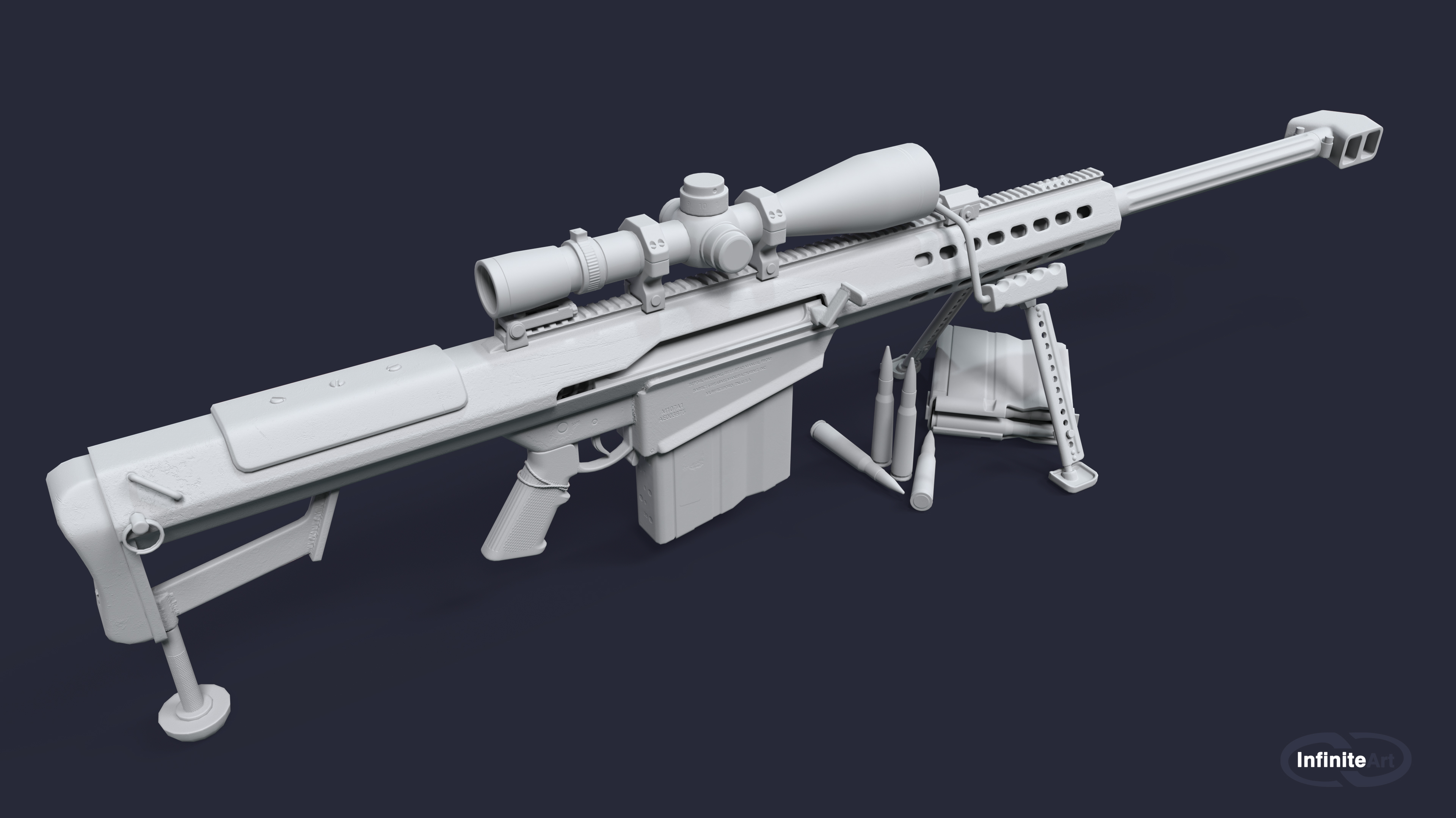 Sniper Rifle by INFINITE_ART_SOLUTIONS | 3DOcean