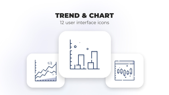 Trend & Chart- user interface icons