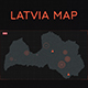 Latvia Map and HUD Elements - VideoHive Item for Sale