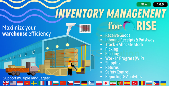 Inventory Management plugin for RISE CRM