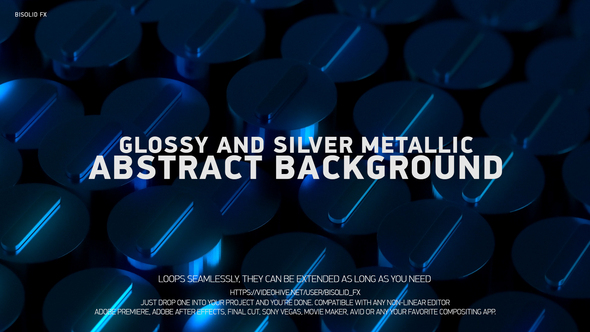 Dark Glossy And Silver Metallic Abstract Motion Background alt