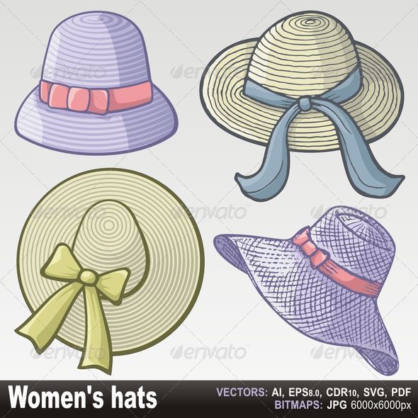 Women hats - Man-made Objects Objects