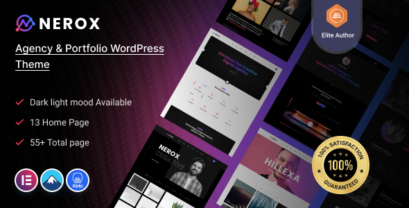 Nerox – Agency & Portfolio WordPress Theme