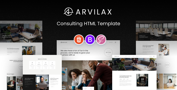 Arvilax - Business Consulting HTML Template