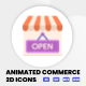 Animated Commerce Icons - VideoHive Item for Sale