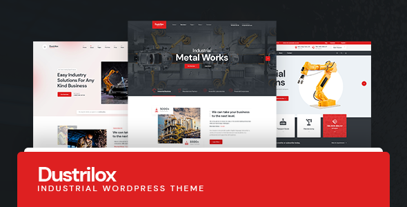 Dustrilox –  Factory & Industry WordPress Theme