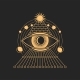 Eye Tattoo Occult and Esoteric Mason Tarot Symbol