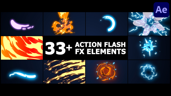 Action Flash FX Pack | After Effects