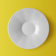 white ceramic plate on yellow - PhotoDune Item for Sale