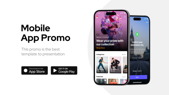 Mobile App Promo Phone 14 Pro