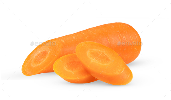 Carrot isolated on white - Stock Photo - Images