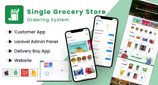 Single store grocery ordering system