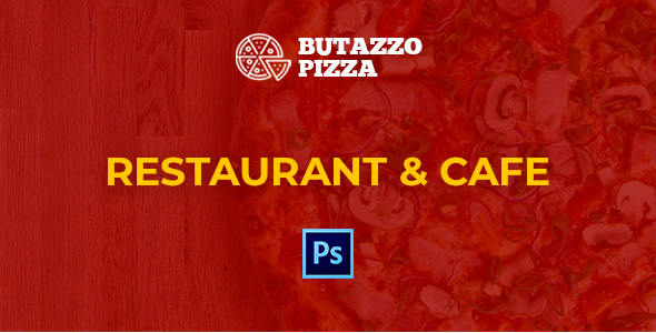 Buta Pizza - Restaurant & Pizza One page PSD