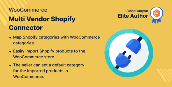 WooCommerce Multi Vendor Shopify Connector