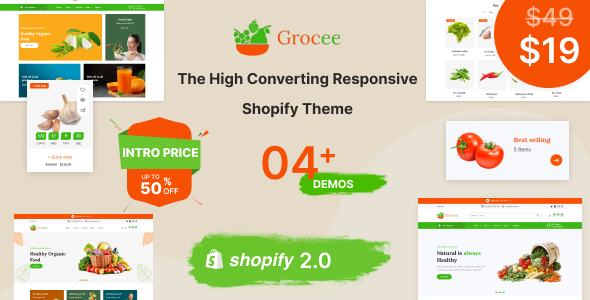 Grocee – The High Converting Multipurpose Shopify Theme OS 2.0
