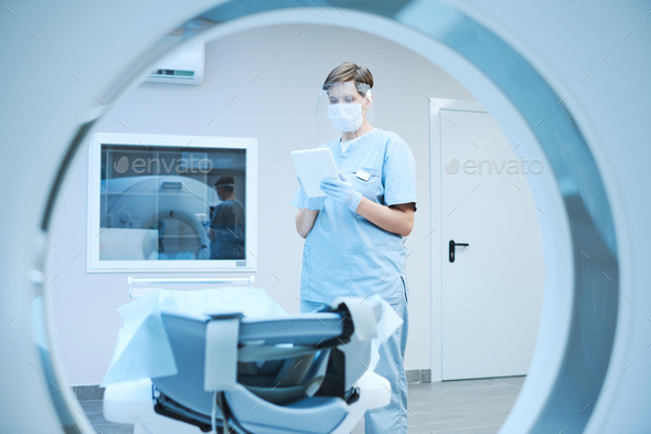 Preparing MRI scanner for covid patient