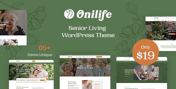 Onilife - Senior Living WordPress Theme