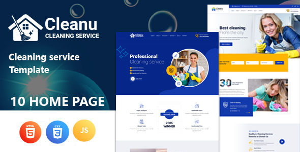 Cleanu - Cleaning Services Template by validthemes | ThemeForest