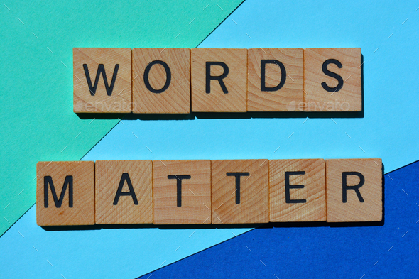 Words Matter, words as banner headline - Stock Photo - Images