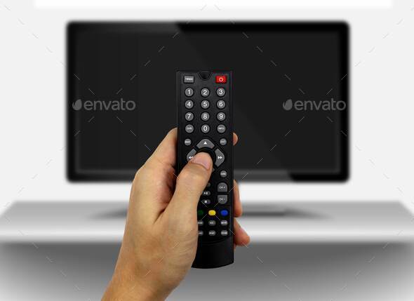 Smart TV Mock-up LED TV, Smart tv on a white background. Vector Smart tv