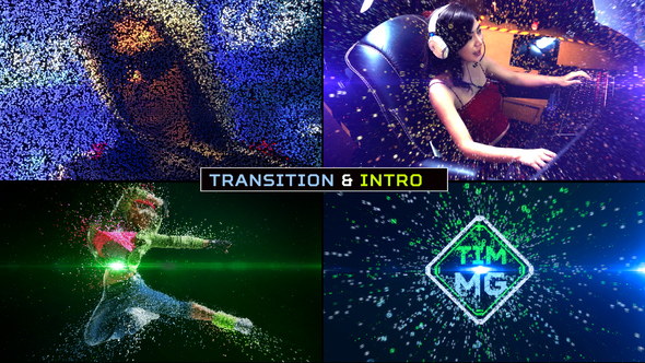 Transform Particles | Transition & Intro