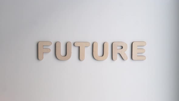 The Word Future Stop Motion