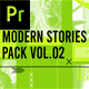 Modern Stories Pack vol.02 / MOGRT - VideoHive Item for Sale