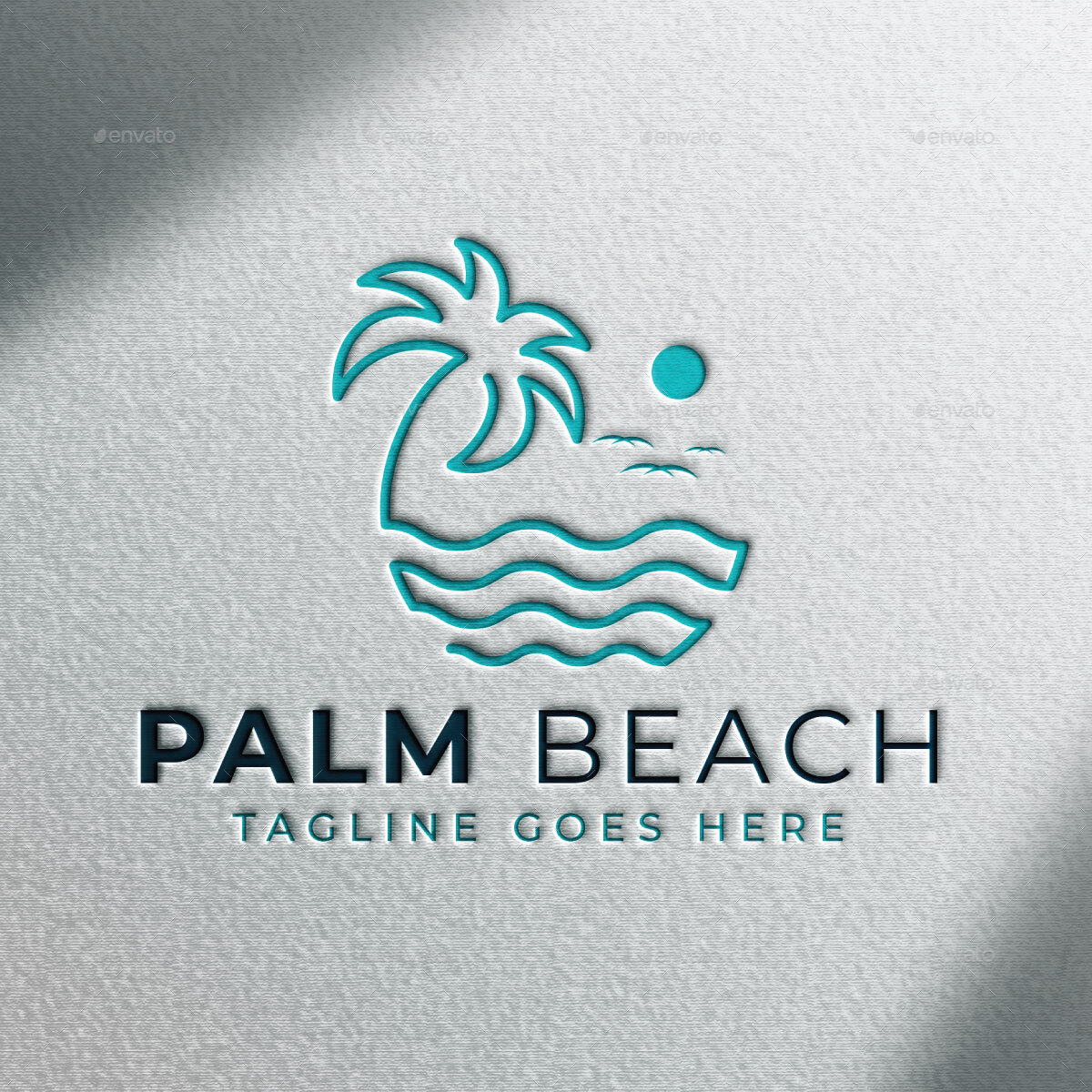 Palm Beach Logo Design, Logo Templates | GraphicRiver