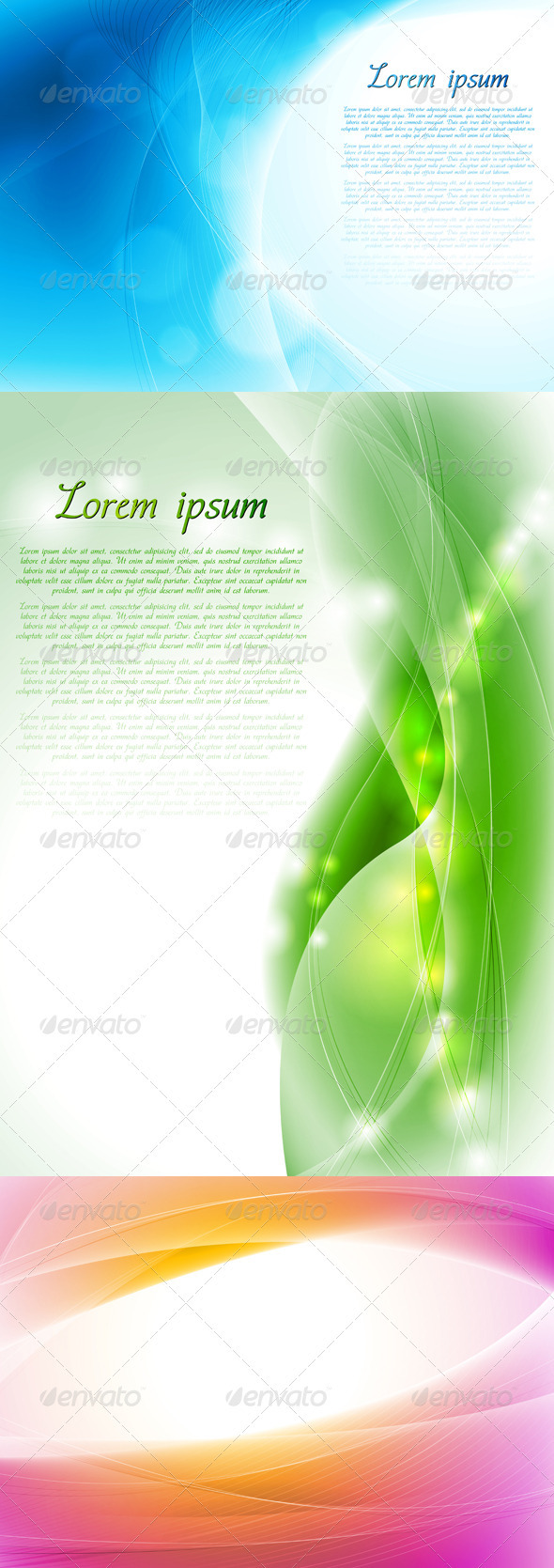 Colourful abstract vector design - Backgrounds Decorative