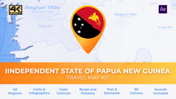 Papua New Guinea Map - IIndependent State of Papua New Guinea Travel Map
