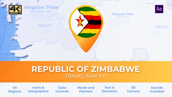 Zimbabwe Map - Republic of Zimbabwe Travel Map