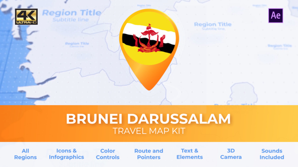 Brunei Map - Brunei Darussalam Travel Map