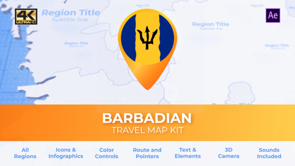 Barbados Map - Barbadian Travel Map