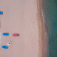 Aerial view of a traditional fisher boats on a sand beach. - PhotoDune Item for Sale