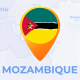 Mozambique Map - Republic of Mozambique Travel Map - VideoHive Item for Sale