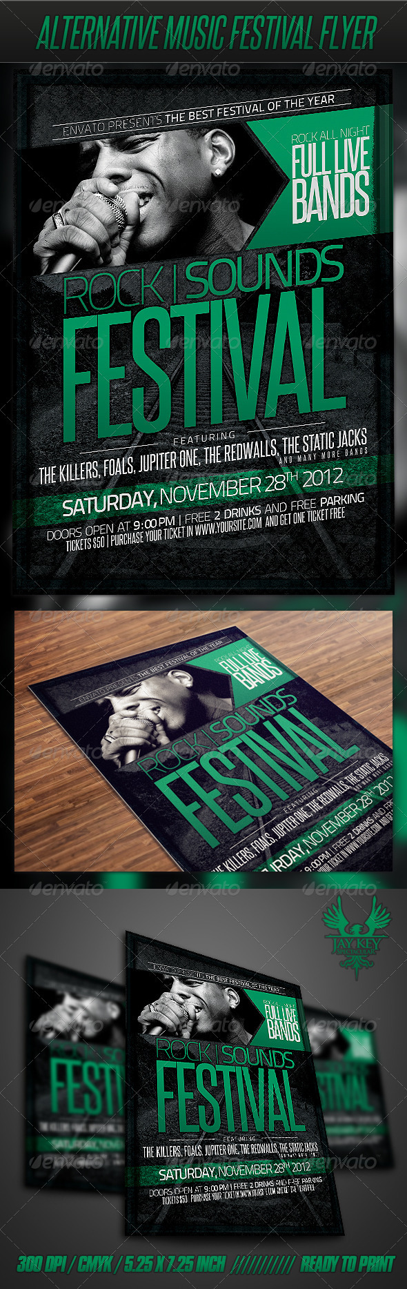 Alternative Music Festival Flyer - Concerts Events