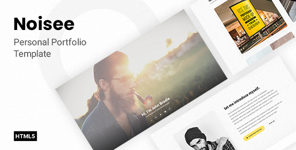 Noisee - Personal Portfolio HTML Template