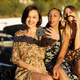 Funny diverse women taking selfie on smartphone on seafront - PhotoDune Item for Sale
