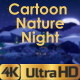Cartoon Nature 360. Night - VideoHive Item for Sale