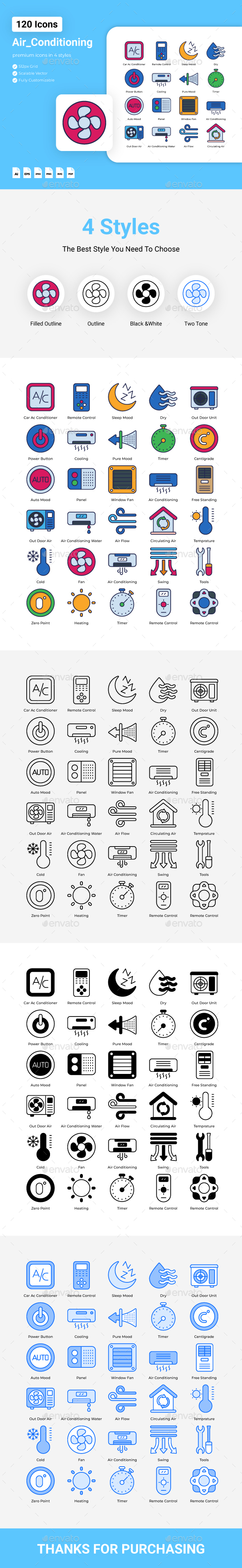 [DOWNLOAD]Air Conditioning Icons