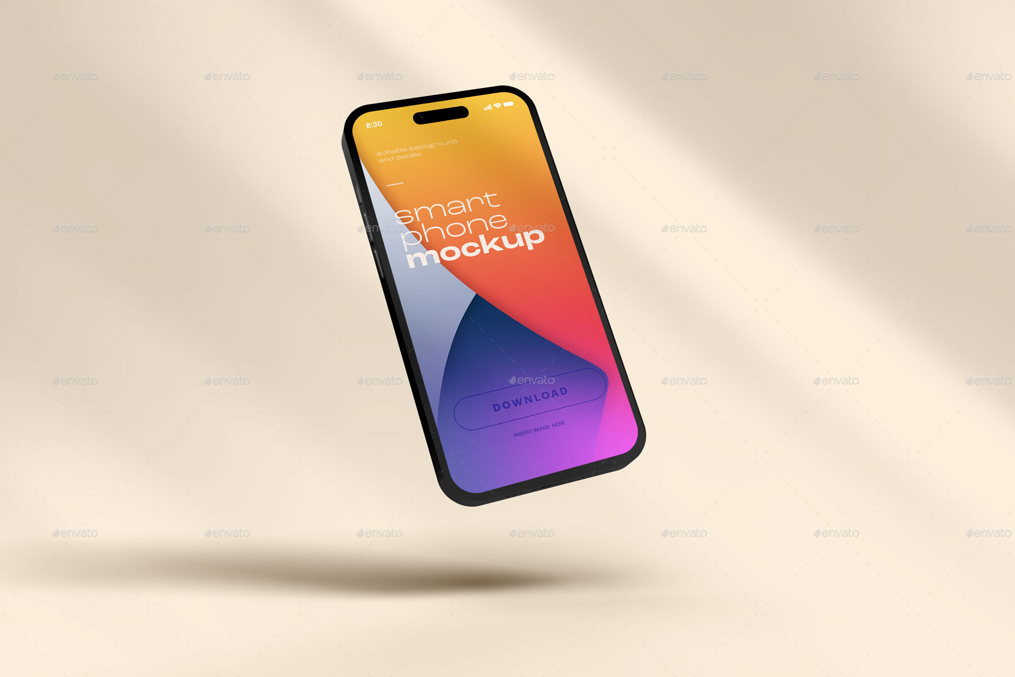 iPhone 14 Pro Clay Mockup Set, Graphics | GraphicRiver