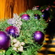 christmas decor purple balls decoration inside house - PhotoDune Item for Sale